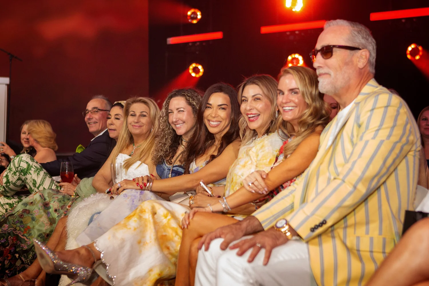 Front-row guests